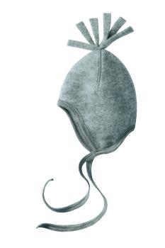 Engel Wollfleece-Mütze (grau)